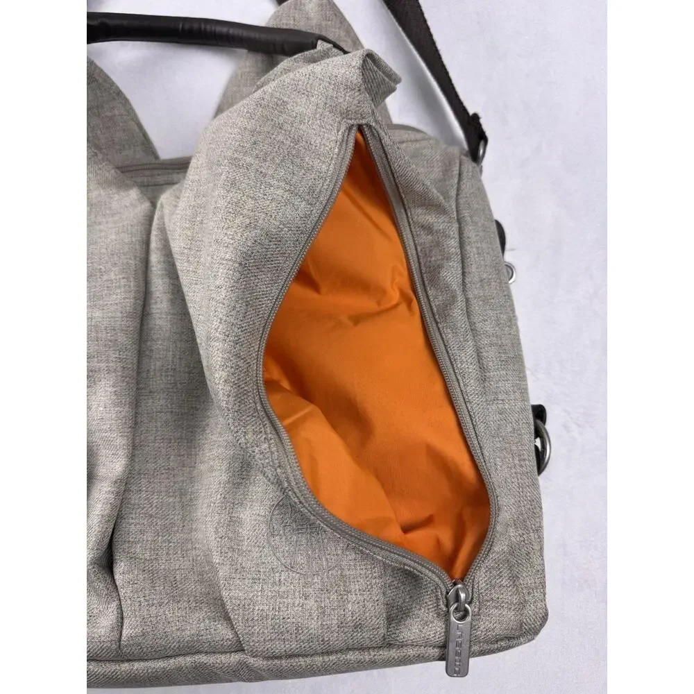 Lässig Green Label Neckline Diaper Bag Eco-Friendly Shoulder Tote Gray